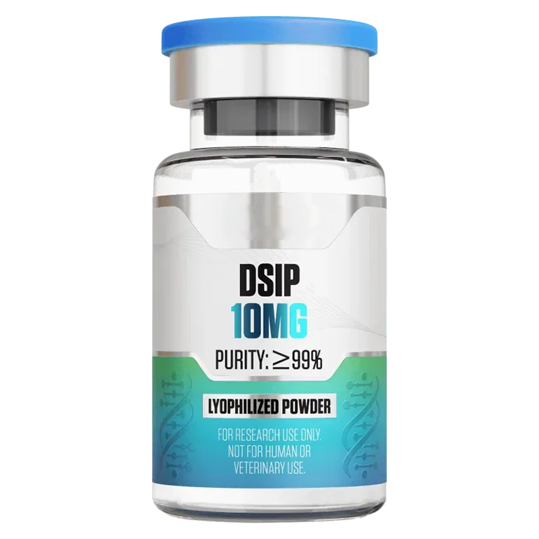 DSIP (10 mg Vial) 10 mg vial of lyophilized research peptide