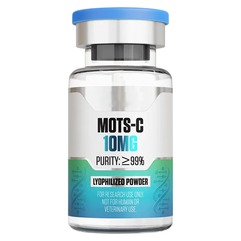 MOTS-C (10 mg Vial) 10 mg vial of lyophilized research peptide