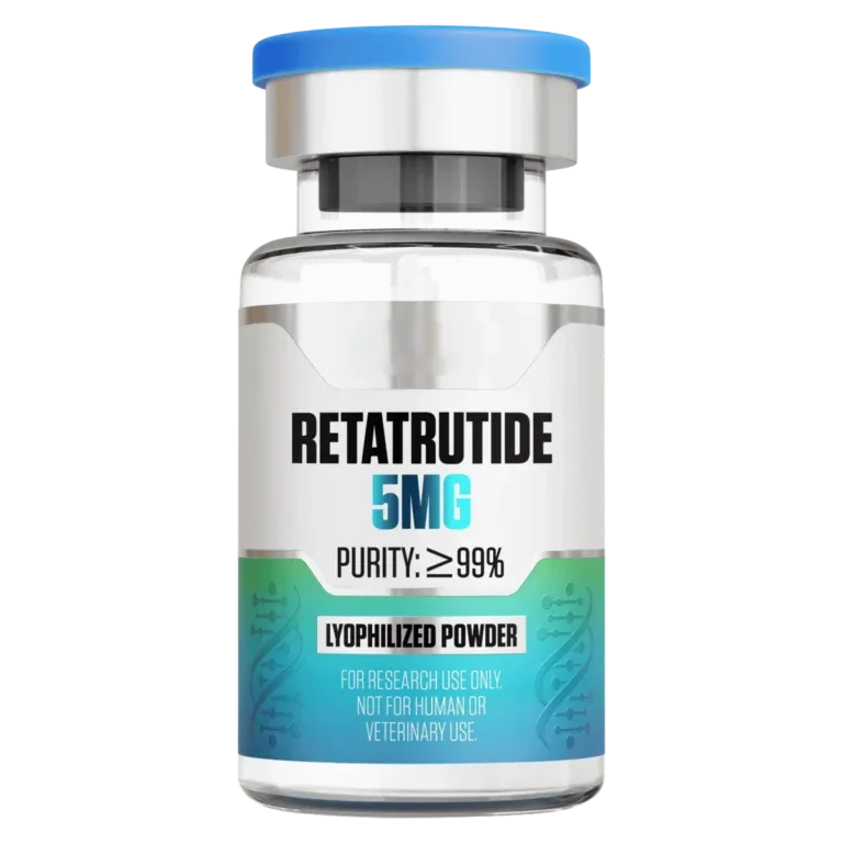 Retatrutide (5 mg Vial) 5 mg vial of lyophilized research peptide