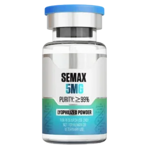 Semax (5 mg Vial) 5 mg vial of lyophilized research peptide